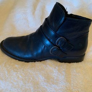 Born leather booties
